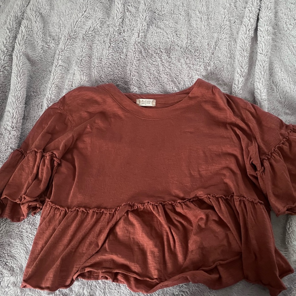 Ruffled top | size xl